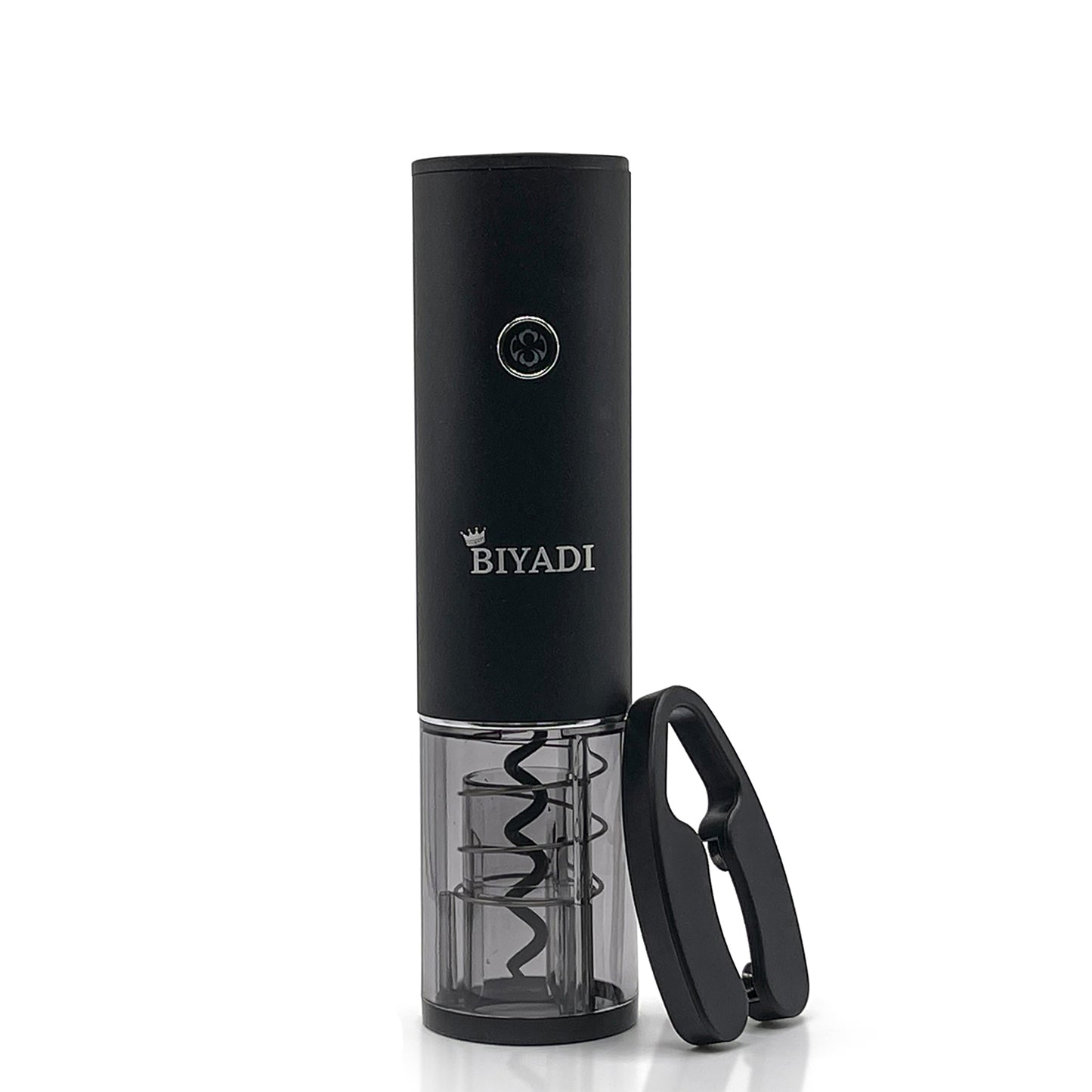 BIYADI Mini Electric Wine Opener- Rechargeable Wine Bottle Opener- Automatic Electric Corkscrew Opener for Wine with Foil Cutter, Type-C USB charging cable, Portable, Wine Lover Gift, Sommelier Choice