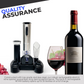 BIYADI Electric Wine Opener Set with 6-in-1 Wine Accessories, Rechargeable Automatic Electric Corkscrew, Foil Cutter, Wine Pourer, Vacuum Pump, 2 Wine Stoppers, Charging Stand- Wine Lover Gift Set